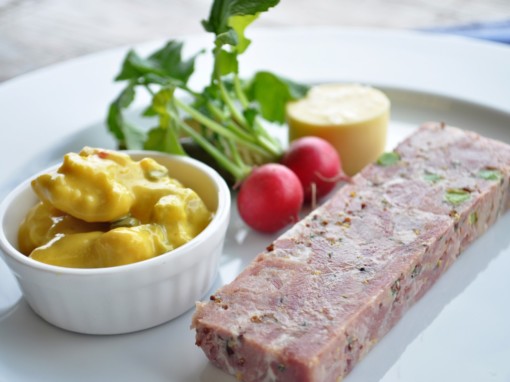 Ham Hock and Pea Terrine
