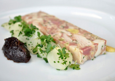 Chicken and Smoked Ham Hock Terrine