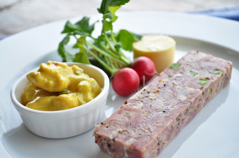 Ham Hock& Pea Terrine