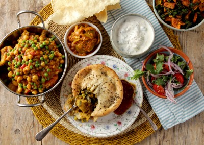 Tom’s Pies Spiced Cauliflower, Lentil & Spinach (V)- TURNING VEGAN WINTER 2019