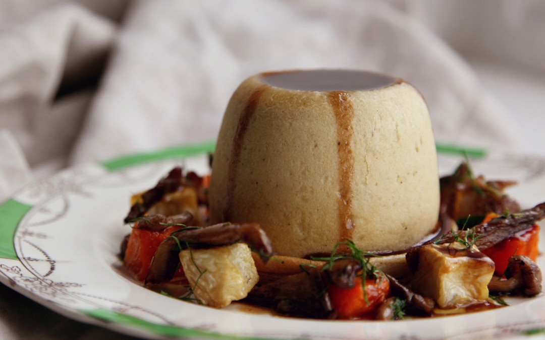 Venison & Chestnut Suet Pudding