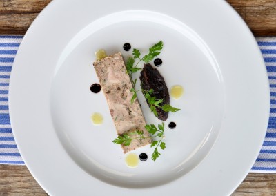 Chicken and Duck with Red Onion Marmalade Terrine