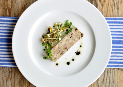 Chicken, Smoked Duck and Wild Mushroom Terrine