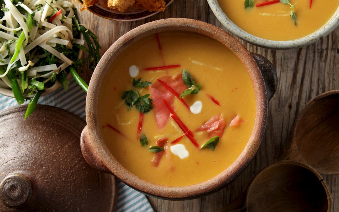 Butternut Squash, Coconut & Lemongrass Soup