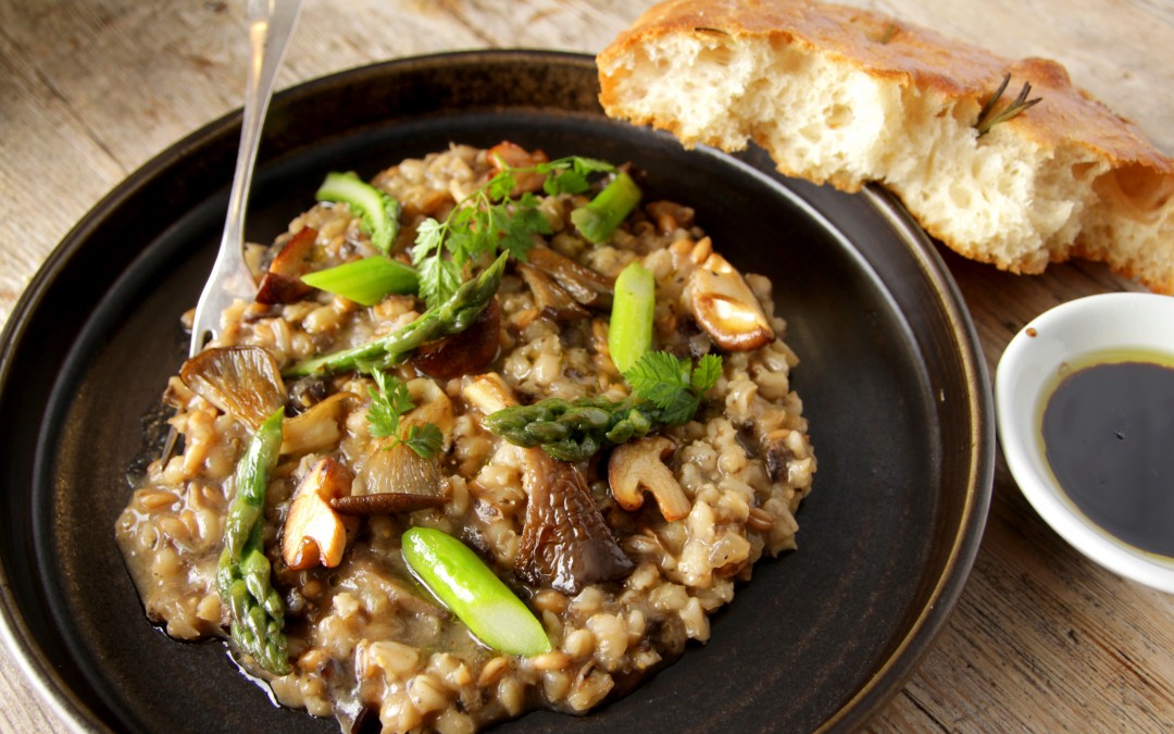 Wild Mushroom, Spelt & Pearl Barley Risotto